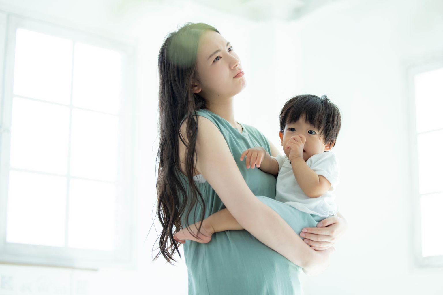 子育てで不安定